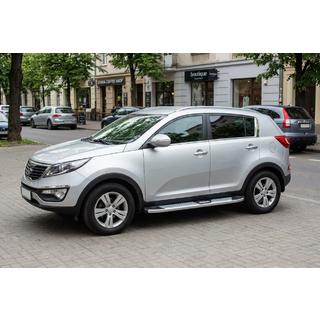 Estribos Laterales Mevsim Grey (2 uds., Aluminio) Kia Sportage 2010-2015 foto 1