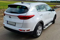 Kia Sportage 2015-2021 Estribos Laterales Mevsim Grey (2 uds., Aluminio) foto 5