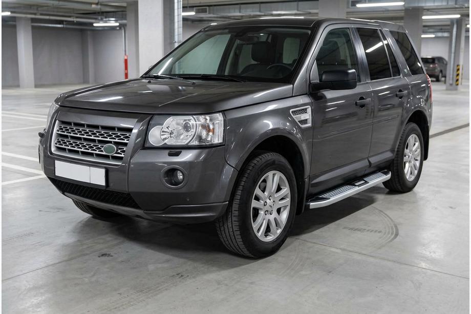 Land Rover Freelander II 2006–2014 Estribos Laterales Mevsim Grey (2 uds., Aluminio) Image