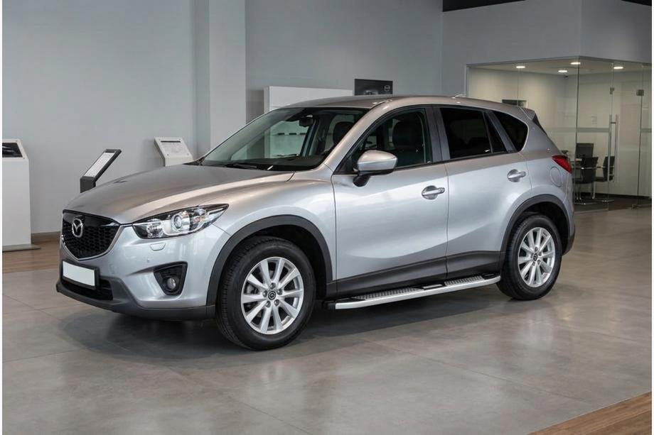 Mazda CX-5 2012-2017 Estribos Laterales Mevsim Grey (2 uds., Aluminio) Image