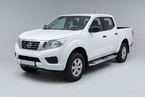 Nissan Navara/NP300 2016- Estribos Laterales Mevsim Grey (2 uds., Aluminio) foto 1