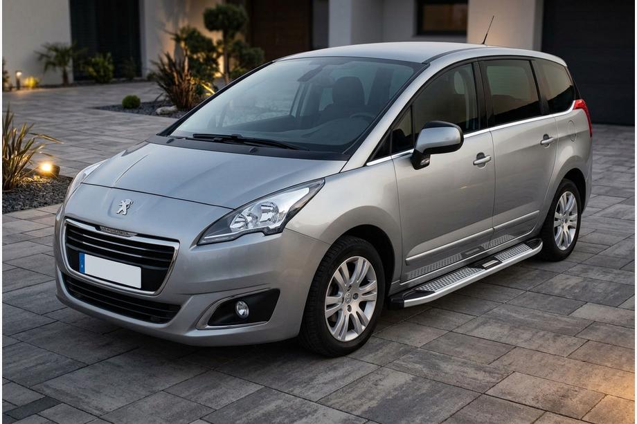 Peugeot 5008 2009-2016 Estribos Laterales Mevsim Grey (2 uds., Aluminio) Foto 1