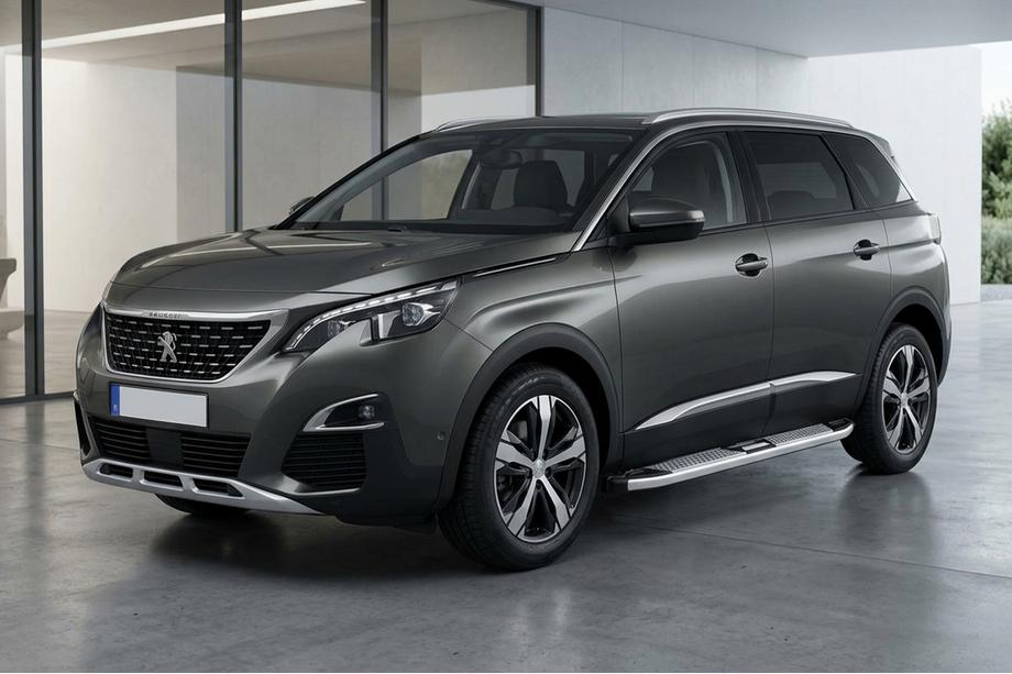 Peugeot 5008 2016-2023 Estribos Laterales Mevsim Grey (2 uds., Aluminio) Image