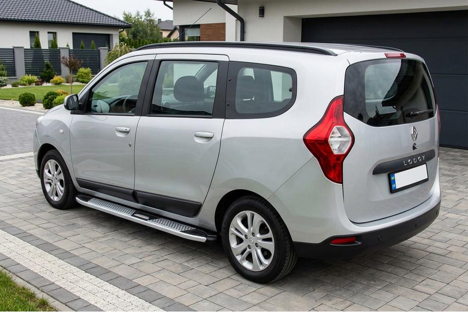 Renault Lodgy 2013-2022 Estribos Laterales Mevsim Grey (2 uds., Aluminio) Foto 1