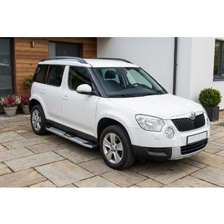 Estribos Laterales Mevsim Grey (2 uds., Aluminio) Skoda Yeti 2009-2017 foto 1