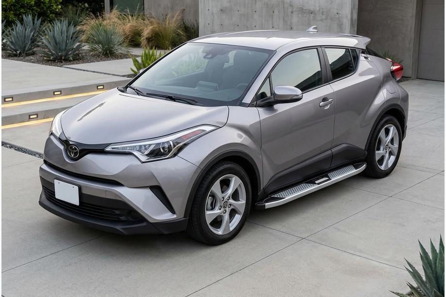 Toyota C-HR 2016-2023 Estribos Laterales Mevsim Grey (2 uds., Aluminio) Foto 1