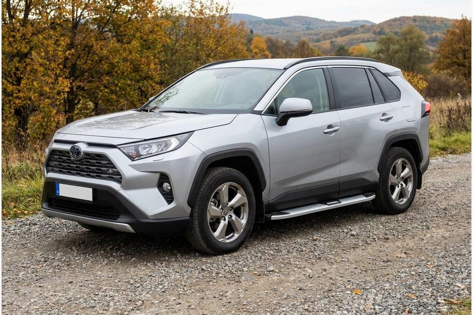 Toyota Rav 4 2019–2025 Estribos Laterales Mevsim Grey (2 uds., Aluminio) Foto 1