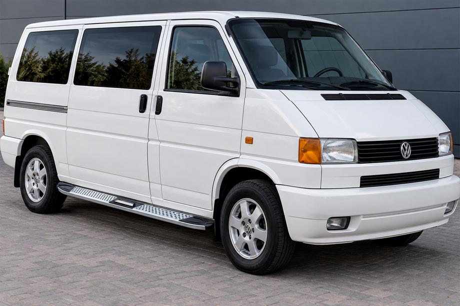 Volkswagen T4 Transporter 1990-2003 Estribos Laterales Mevsim Grey (2 uds., Aluminio) Foto 1