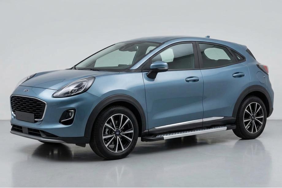 Ford Puma 2019- Estribos Laterales Vision New Grey (2 uds., Aluminio) Image