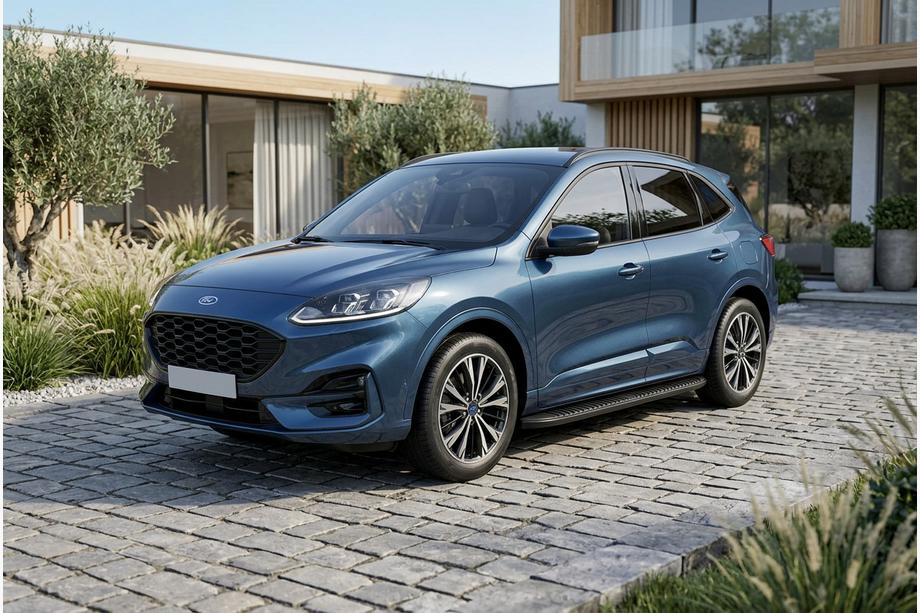 Ford Kuga/Escape 2019- Estribos Laterales Tayga Black (2 uds., Aluminio) Image