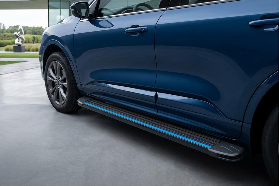 Ford Kuga/Escape 2019- Estribos Laterales Maya Blue (2 uds., Aluminio) Image