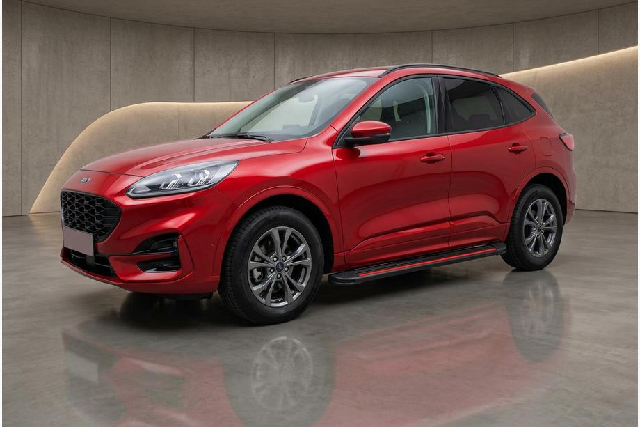 Ford Kuga/Escape 2019- Estribos Laterales Maya Red (2 uds., Aluminio) Image