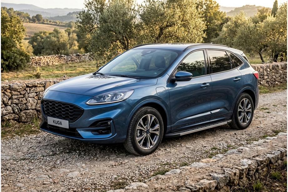 Ford Kuga/Escape 2019- Estribos Laterales Duru (2 uds., Aluminio) Image