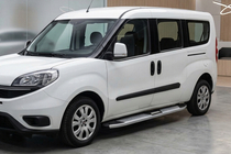Opel Combo 2012-2018 Estribos Laterales Mevsim Grey (2 uds., Aluminio) foto 1