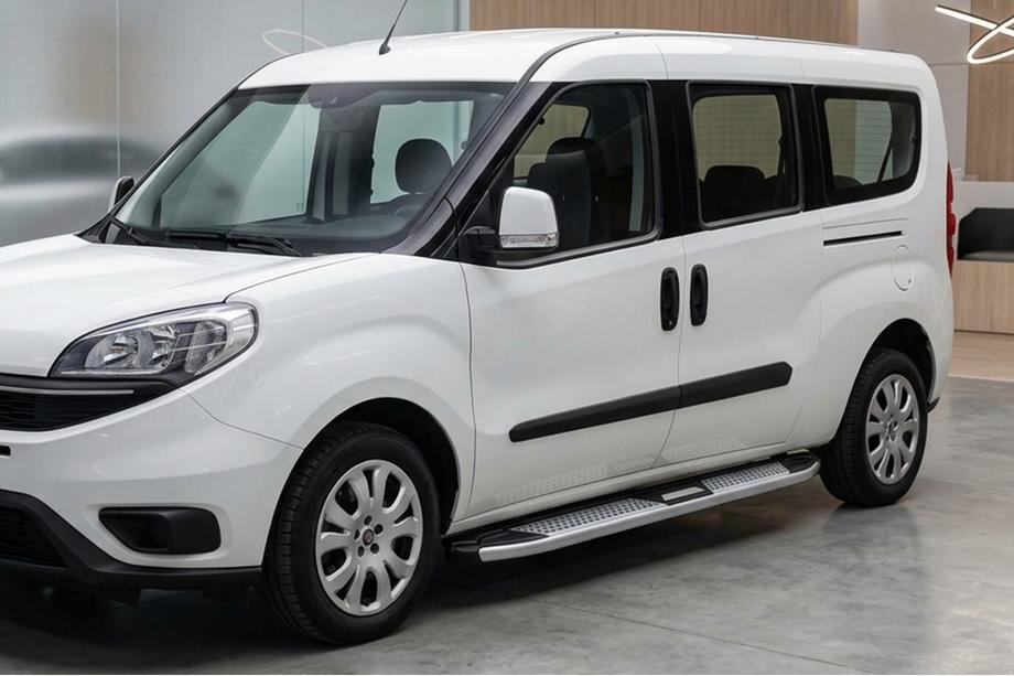 Opel Combo 2012-2018 Estribos Laterales Mevsim Grey (2 uds., Aluminio) Image