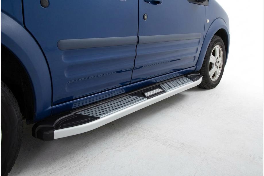 Ford Connect 2010-2013 Estribos Laterales Mevsim Grey (2 uds., Aluminio) Base Maxi Image