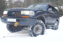 Toyota Land Cruiser 80 1990-1997 Estribos Laterales Maya V1 (2 uds., Aluminio) foto 7