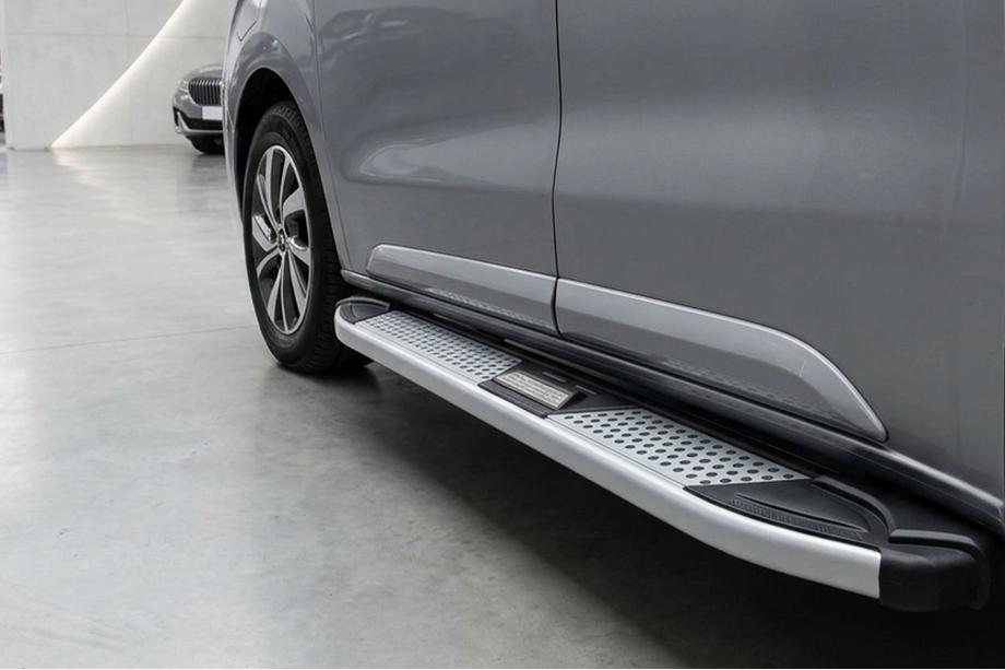 Peugeot Expert 2017- Estribos Laterales Mevsim Grey (2 uds., Aluminio) XL - Batalla Larga Foto 1