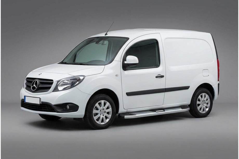 Mercedes Citan 2013-2021 Estribos Laterales Mevsim Grey (2 uds., Aluminio) Foto 1