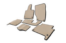 Audi Q7 2005-2015 Alfombrillas EVA (Beige) foto 3