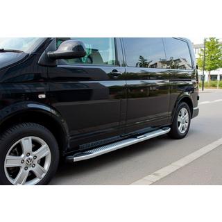 Estribos Laterales Mevsim Grey (2 uds., Aluminio) Volkswagen T5 2010-2015 foto 1