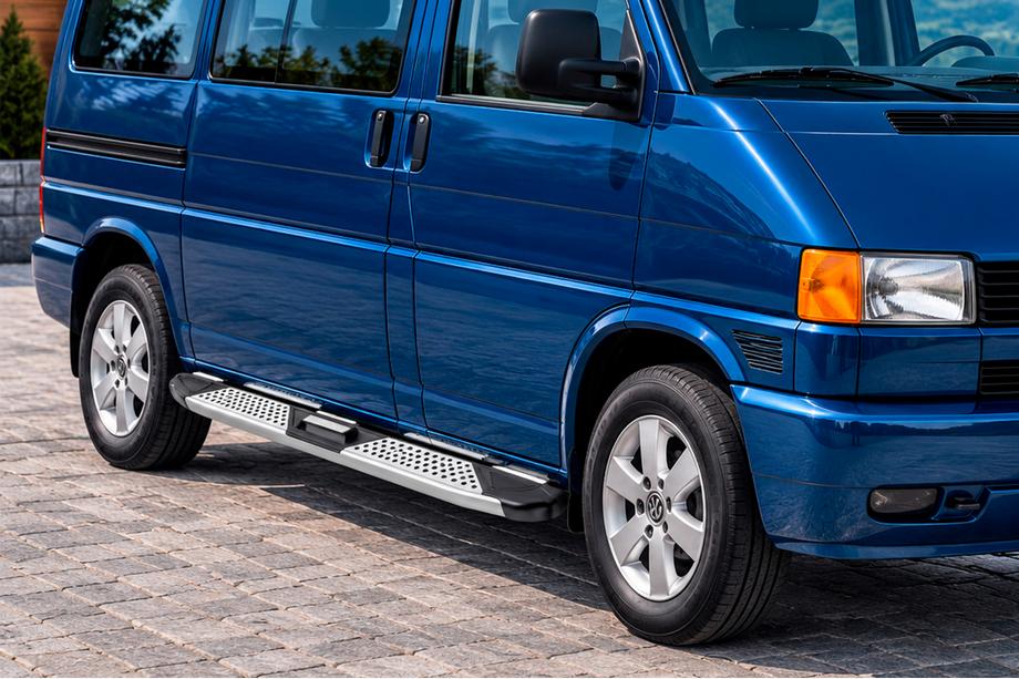 Volkswagen T4 Caravelle/Multivan 1990–2003 Estribos Laterales Mevsim Grey (2 uds., Aluminio) Image