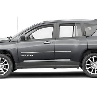 Molduras de Puerta OmsaLine Acero Inoxidable Jeep Compass 2006-2016 foto 1