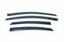 Ford Mondeo 2008-2014 Deflectores de Ventana con Moldura Cromada SD (4 uds, HIC) foto 2