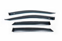 Lexus RX 2016-2022 Deflectores de ventana con moldura cromada Short (4 uds, HIC) foto 3