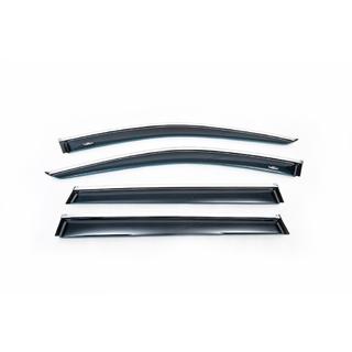 Deflectores de ventana con moldura cromada (4 uds, HIC) Jeep Cherokee KL 2013- foto 2
