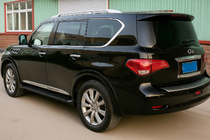 Nissan Armada 2016-2024 Molduras de puertas (4 uds, cromo) foto 1