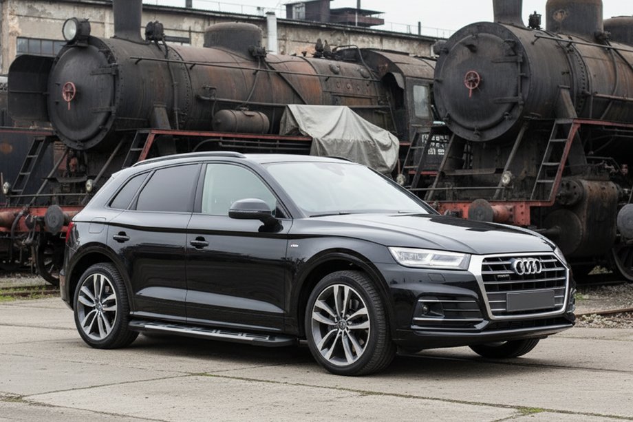 Audi Q5 2017-2025 Estribos Laterales Sunrise (2 uds., Aluminio) Foto 1
