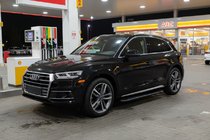 Audi Q5 2017-2025 Estribos Laterales Bosphorus Black (2 uds., Aluminio) foto 1