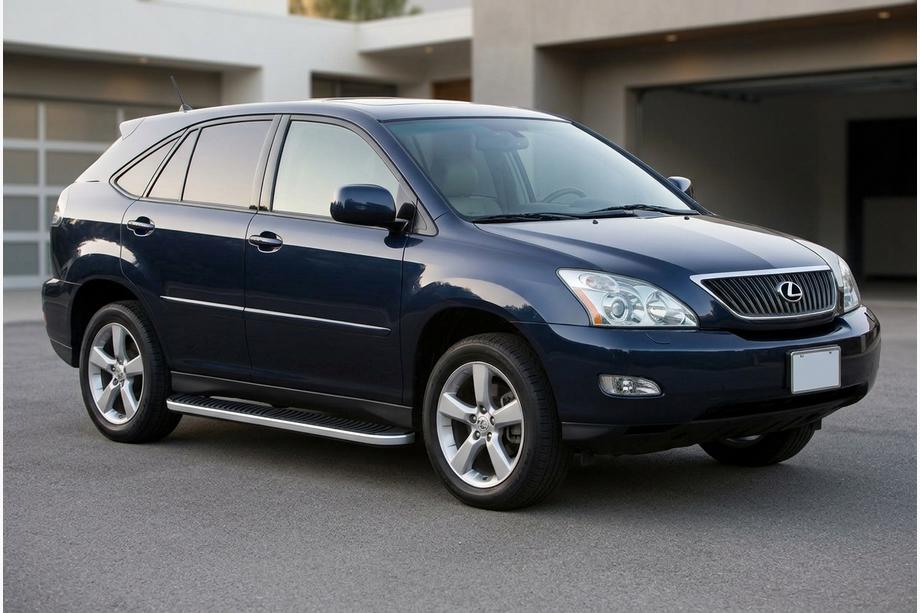 Lexus RX 2003-2009 Estribos Laterales Tayga Grey (2 uds., Aluminio) Foto 1