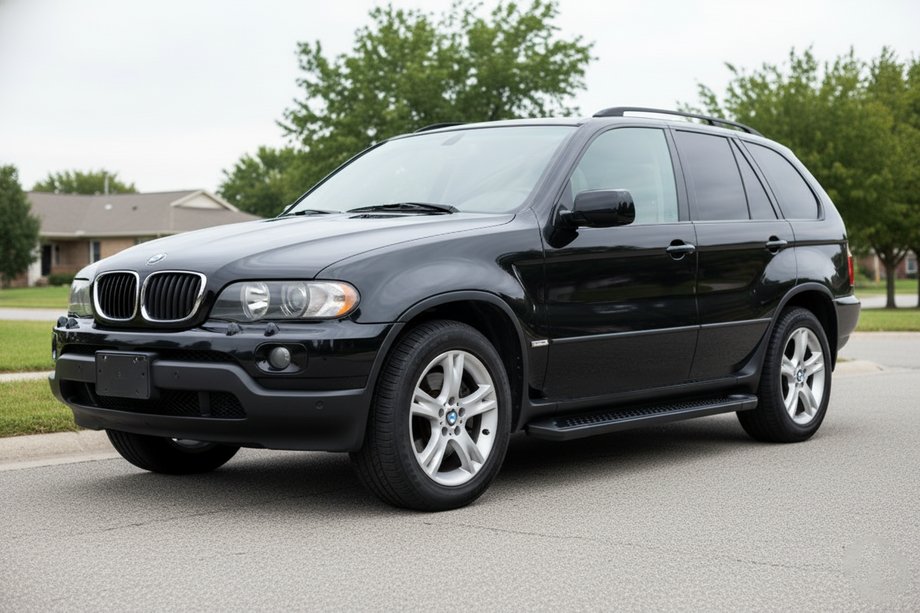 BMW X5 E53 1999–2006 Estribos Laterales Allmond Black (2 uds, aluminio) Image