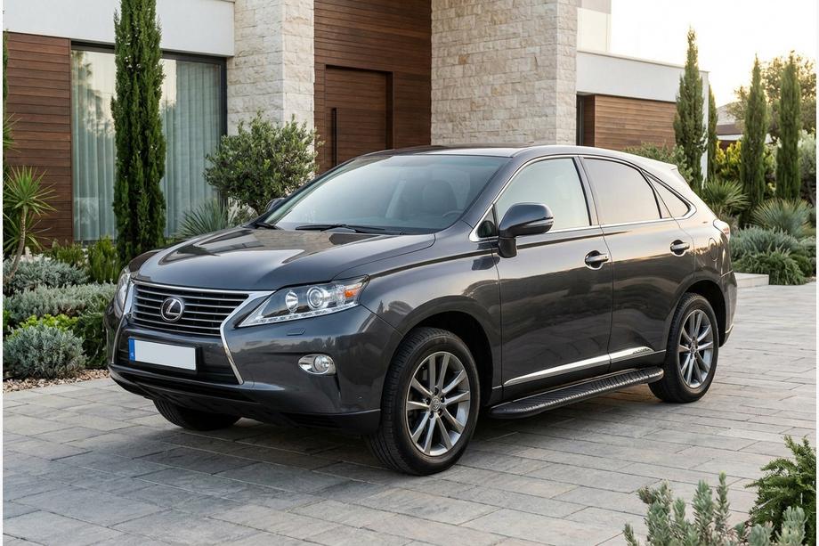 Lexus RX 2009-2015 Estribos Laterales Bosphorus Black (2 uds, Aluminio) Image