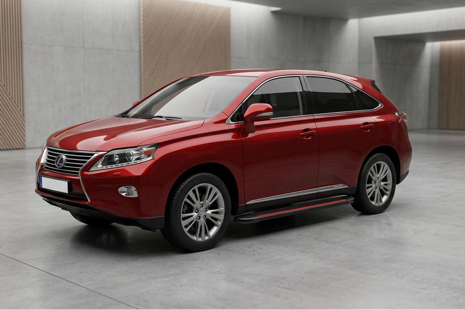 Lexus RX 2009-2015 Estribos Laterales Maya Red (2 uds, Aluminio) Image