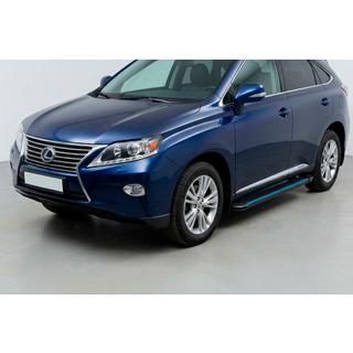Estribos Laterales Maya Blue (2 uds, Aluminio) Lexus RX 2009-2015 foto 1