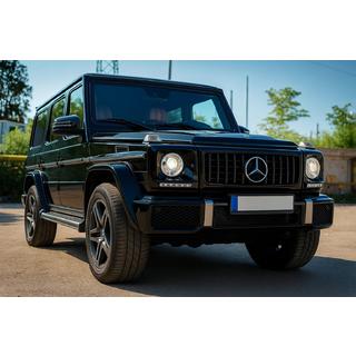 Parrilla Delantera (GT Panamericana, sin Cromo) Mercedes G сlass W463 1990-2018 foto 3