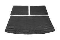 Audi Q7 2005-2015 Alfombrilla de maletero 3 piezas (EVA, Negro) (7 plazas) foto 5