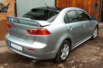Mitsubishi Lancer X 2008- Visera de luneta Sedan (ABS) foto 6