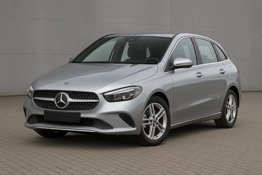Mercedes B-class W247 2019- Parrilla Delantera Diamond Silver (para Base) Image