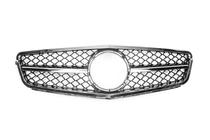 Mercedes C-class W204 2007-2015 Parrilla Delantera AMG Silver foto 2