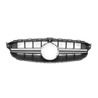 Parrilla Delantera diseño C63 (para Avantgarde/AMG-Line/C43 AMG) Mercedes C-сlass W205 2014-2021 foto 3