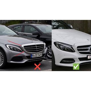 Parrilla Delantera diseño C63 (para Avantgarde/AMG-Line/C43 AMG) Mercedes C-сlass W205 2014-2021 foto 4