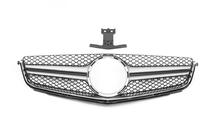 Mercedes C-class W204 2007-2015 Parrilla Delantera AMG Silver (para C63) foto 3