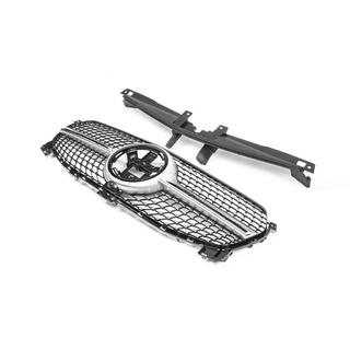 Parrilla delantera Diamond Silver (para Base 2018-2023) Mercedes GLE W167 2018- foto 3