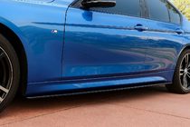 BMW 3 Series F30/F31 2012-2019 Cubiertas de estribos EuroCap (para faldones M-Sport, negro brillante) foto 1