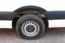 Mercedes Sprinter W907/W910 2018- Aletines de aleta (4 uds, negros) foto 6