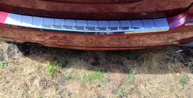 Mercedes A-class W169 2004-2012 Protector de Parachoques Trasero Carmos Acero Inoxidable foto 2